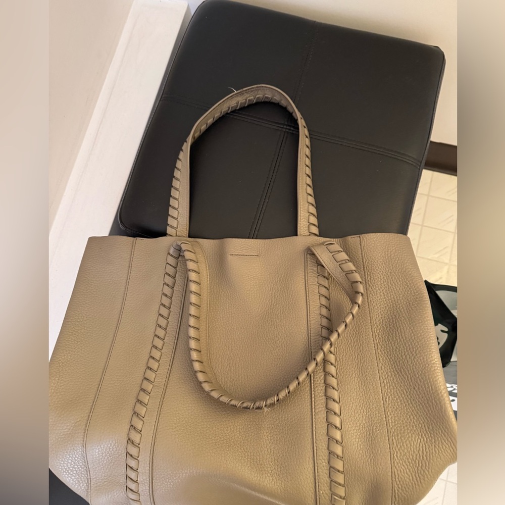 All Saints Leather Tote
